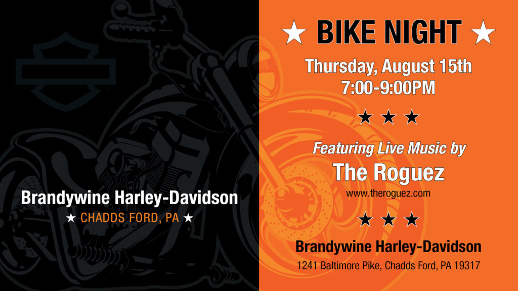 Brandywine Harley-Davidson Bike Night - Aug. 15th